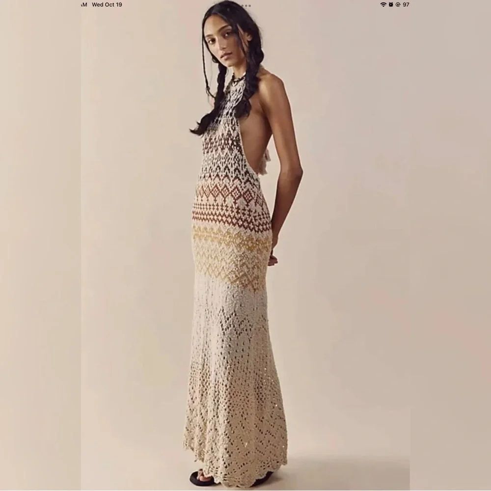 Free People Ikat Oasis Maxi Dress
